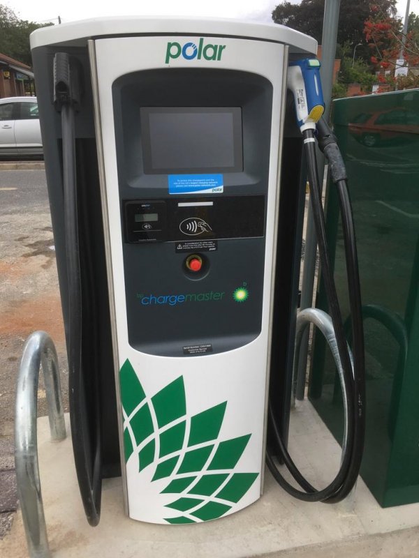 A Polar network rapid charger at the local Co–operative Food shop