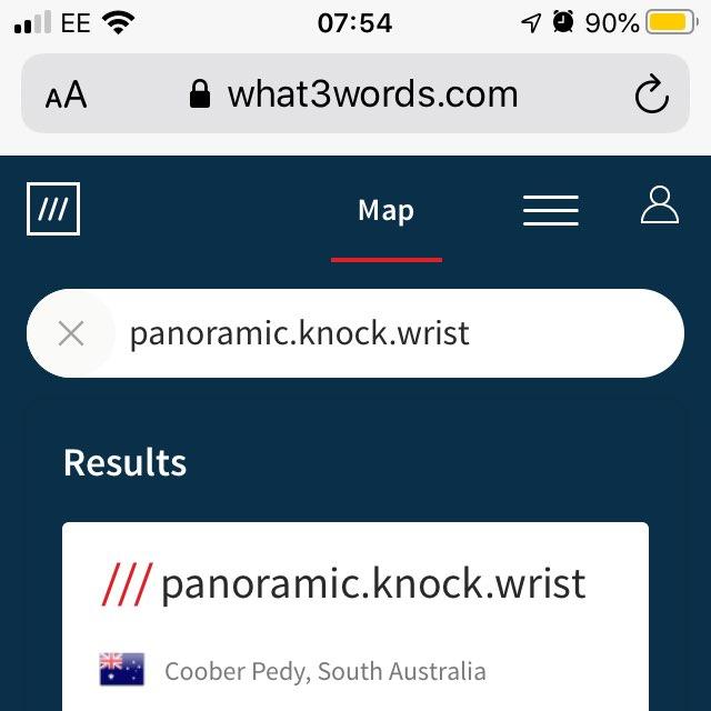 An oddity of Microblogcember 2, 3 & 4 (what3words)